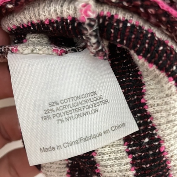 Tory Burch Pink Striped Pullover Sweater - Picture 10 of 10